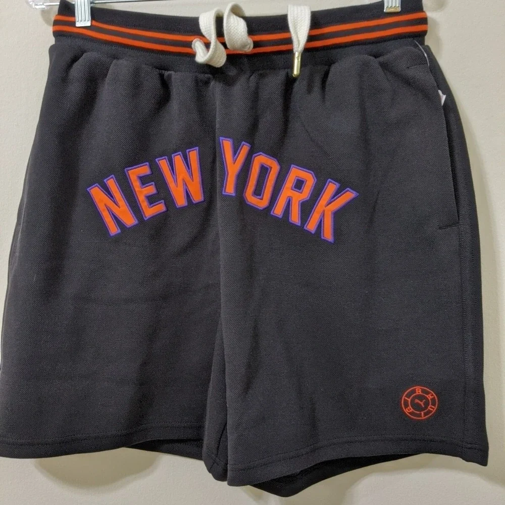 Puma x Rhuigi Men's New York Casual Basketball Shorts Black Large 539496-01 NWT